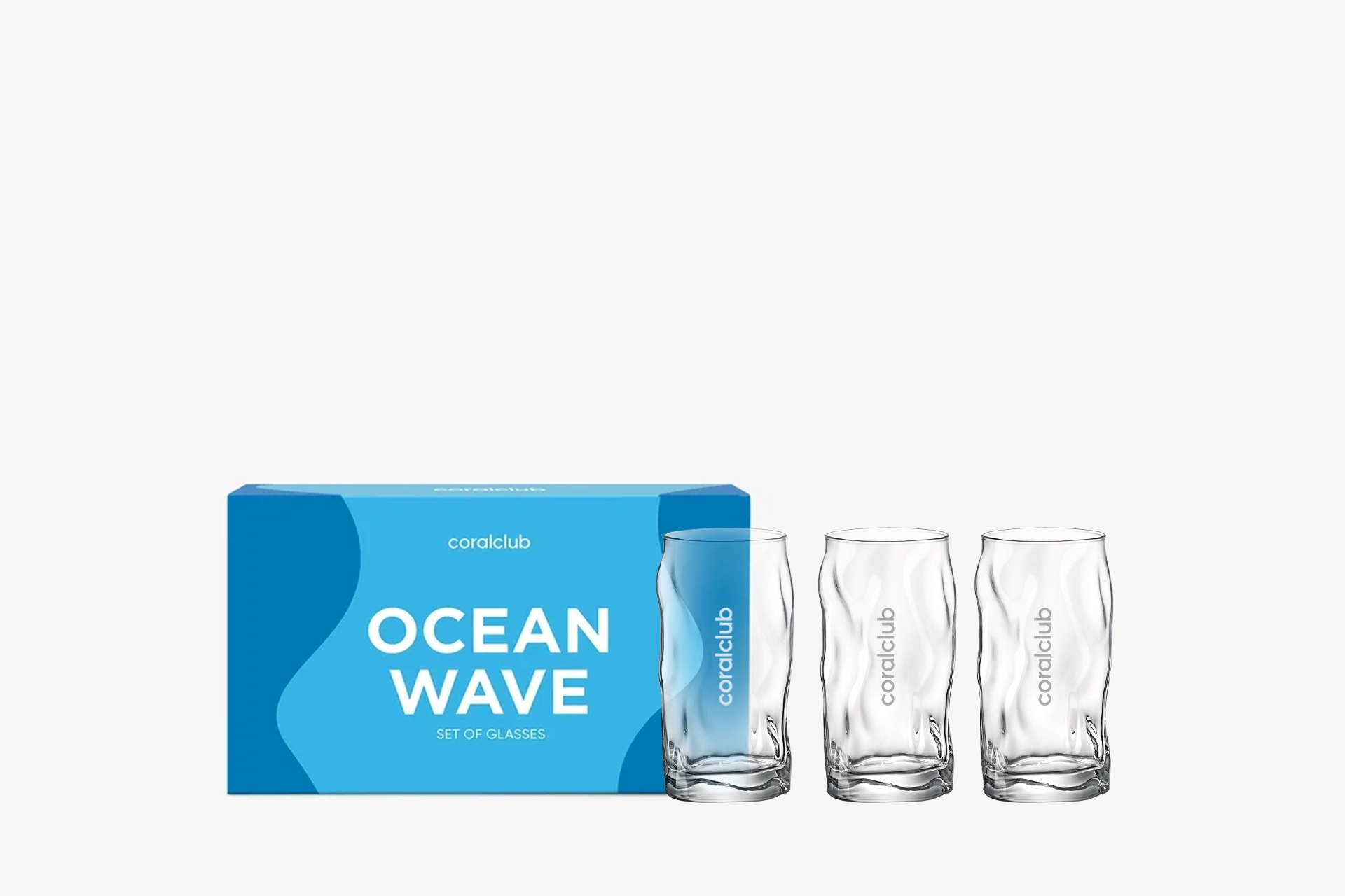 OCEAN WAVE glass set